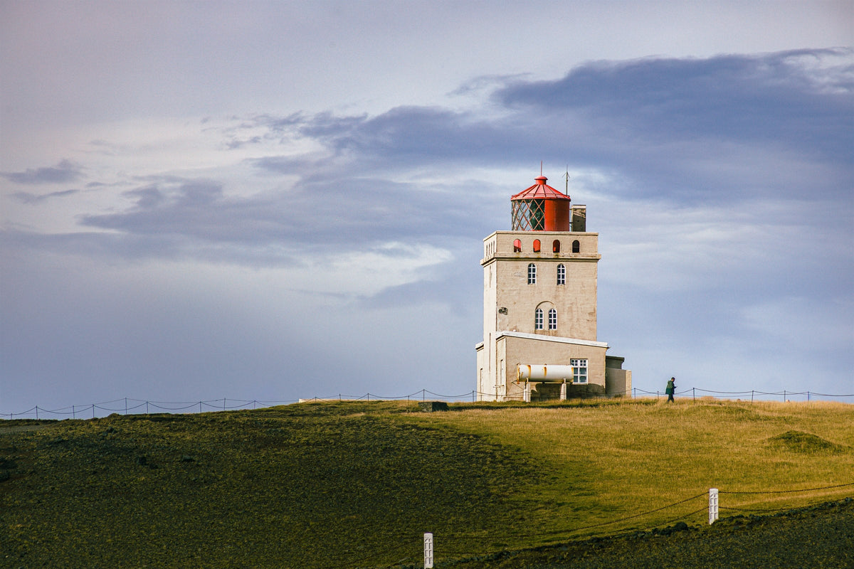Iceland's South Coast III - Dyrholaey lighthouse on its headland, Iceland